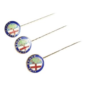Vtg Alfa Romeo Pins Enamel Tie Lapel